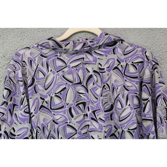 Maggie Barnes 3/4 Wide Sleeve Button-Up Blouse-Size 2X(22/24)-Office - Picture 10 of 11